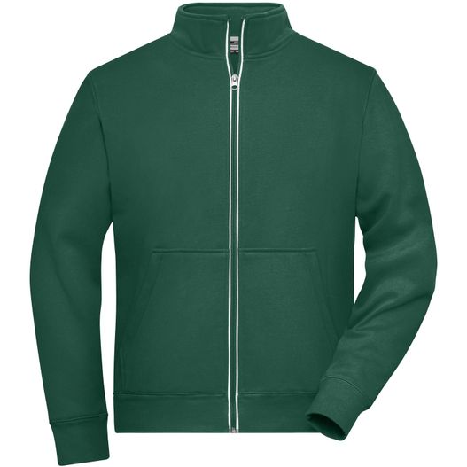 Men's Doubleface Work Jacket - SOLID - - Funktionelle Jacke mit Stehkragen und Kängurutasche (Bild 1)