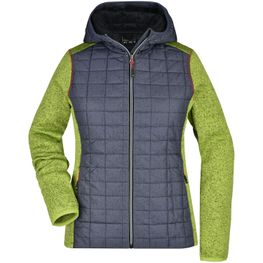Produktabbildung Ladies' Knitted Hybrid Jacket - Strickfleecejacke im stylischen Materialmix Ladies' Knitted Hybrid Jacket - Strickfleecejacke im stylischen Materialmix