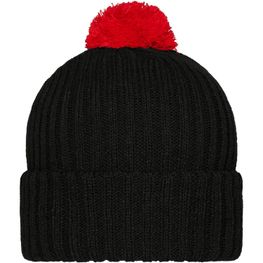 Knitted Cap with Pompon - Trendige Pomponmütze in vielen Farben