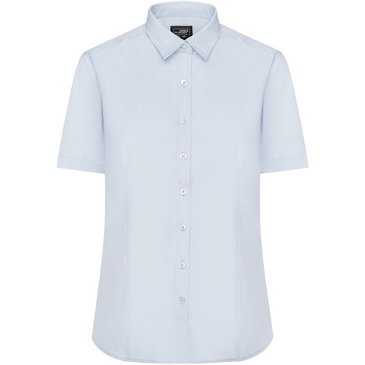 Ladies' Shirt Shortsleeve Poplin - Klassisches Shirt aus pflegeleichtem Mischgewebe (Bild 1)