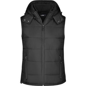 Ladies' Padded Vest - Modische Steppweste mit abnehmbarer Kapuze