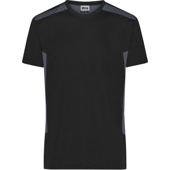 Men's Workwear T-Shirt - STRONG - - Strapazierfähiges und pflegeleichtes T-Shirt mit Kontrasteinsätzen