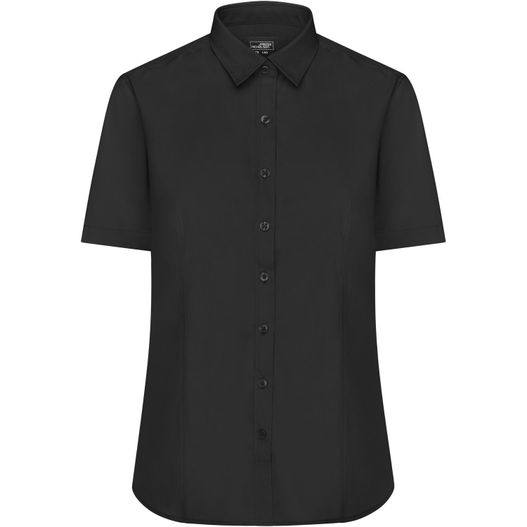 Ladies' Shirt Shortsleeve Poplin - Klassisches Shirt aus pflegeleichtem Mischgewebe (Bild 1)