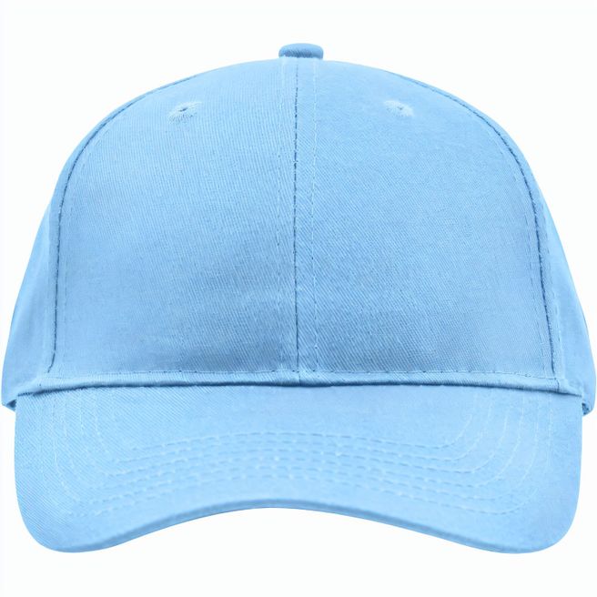 Brushed 6 Panel Cap - Klassisches 6 Panel Cap mit gebürsteter Oberfläche