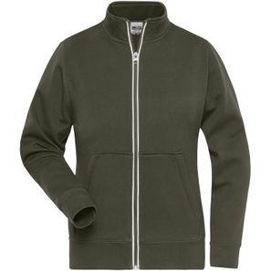 Ladies' Doubleface Work Jacket -  SOLID - - Funktionelle Jacke mit Stehkragen und Kängurutasche