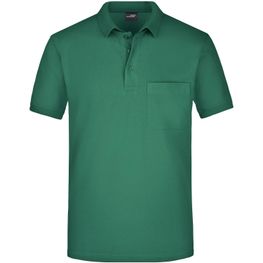 Men's Polo Pocket - Klassisches Poloshirt mit Brusttasche