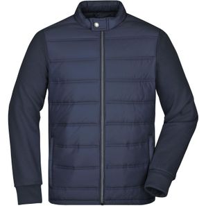 Men's Hybrid Sweat Jacket - Modische Sweatjacke in attraktivem Materialmix