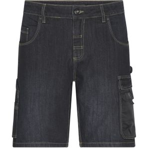Workwear Stretch-Bermuda-Jeans - Kurze Jeans-Hose mit vielen Details