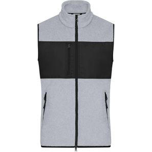 Men's Fleece Vest - Fleeceweste im Materialmix