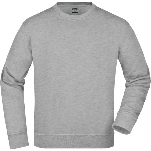 ein graues sweatshirt mit langem ärmel Workwear Sweatshirt - Klassisches Rundhals-Sweatshirt (Bild 1)