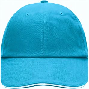 6 Panel Raver Sandwich Cap - Klassisches Allround-Cap mit kontrastfarbigem Sandwich