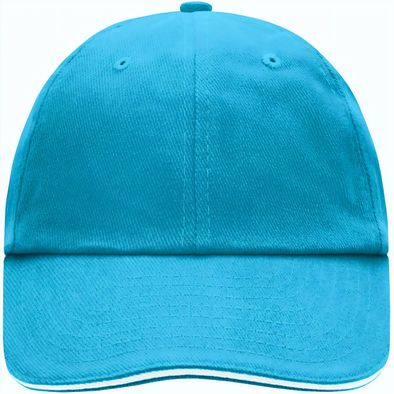 6 Panel Raver Sandwich Cap - Klassisches Allround-Cap mit kontrastfarbigem Sandwich