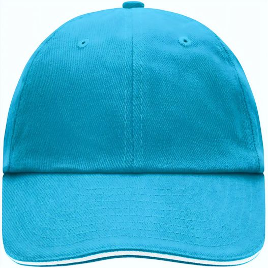 6 Panel Raver Sandwich Cap - Klassisches Allround-Cap mit kontrastfarbigem Sandwich (Bild 1)