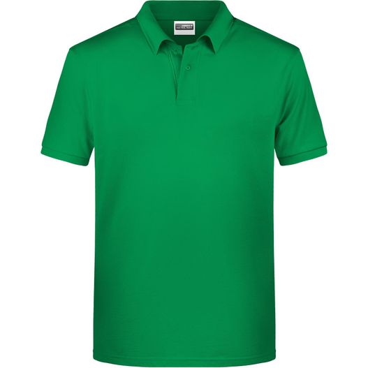 ein grünes poloshirt auf weißem hintergrund Men's Basic Polo - Klassisches Poloshirt (Bild 1)