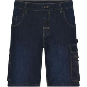 Workwear Stretch-Bermuda-Jeans - Kurze Jeans-Hose mit vielen Details