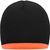 Beanie with Contrasting Border - Enganliegende Strickmütze ohne Umschlag