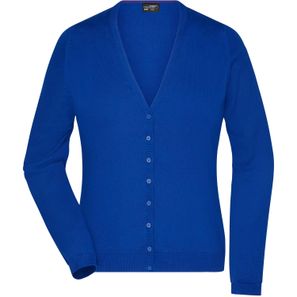 Ladies' V-Neck Cardigan - Klassische Baumwoll-Strickjacke