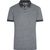 Men's Heather Polo - Melange Polo mit modischen Details