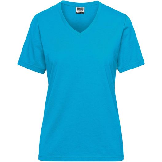 Ladies' BIO Workwear T-Shirt - Strapazierfähiges und pflegeleichtes T-Shirt (Bild 1)