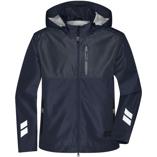 eine herrenjacke mit kapuze und kapuze Hardshell Workwear Jacket - Professionelle, wind- und wasserdichte, atmungsaktive Arbeitsjacke für extreme Wetterbedingungen (Bild 1)