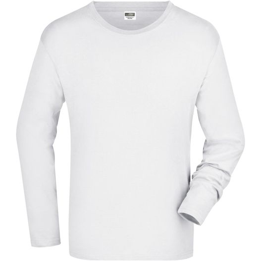 Men's Long-Sleeved Medium - Langarm T-Shirt aus Single Jersey (Bild 1)