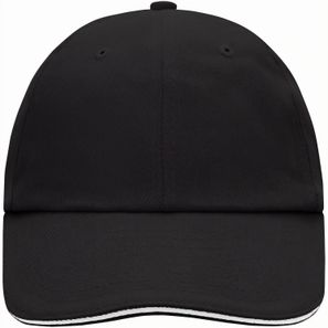 6 Panel Raver Sandwich Cap - Klassisches Allround-Cap mit kontrastfarbigem Sandwich