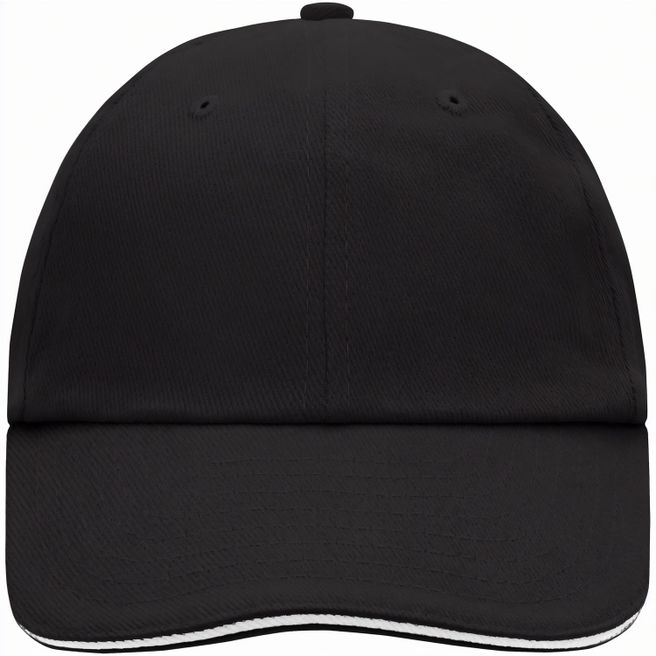 6 Panel Raver Sandwich Cap - Klassisches Allround-Cap mit kontrastfarbigem Sandwich