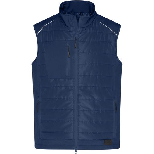 Men's Hybrid Vest - Softshellweste im attraktiven Materialmix (Bild 1)