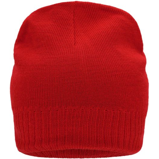 Knitted Beanie with Fleece Inset - Strickmütze mit Fleece Einsatz im Stirnbereich (Bild 1)