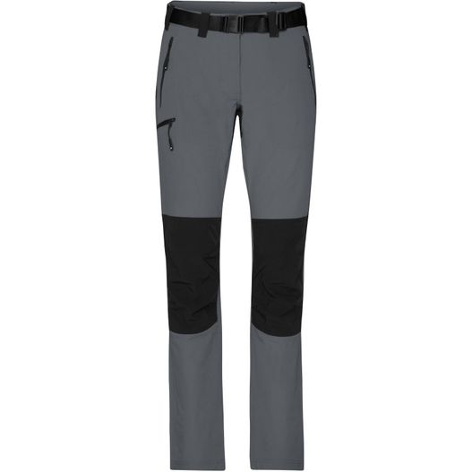 die herren berghose in grau und schwarz Ladies' Trekking Pants - Bi-elastische Outdoorhose in sportlicher Optik (Bild 1)