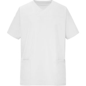 Men's Stretch-Kasack - Elastischer Kasack mit V-Ausschnitt