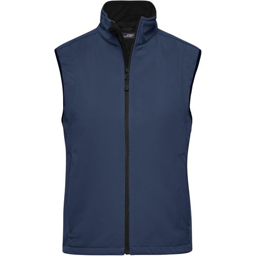 die herren softshell weste in marine Ladies' Softshell Vest - Trendige Weste aus Softshell (Bild 1)