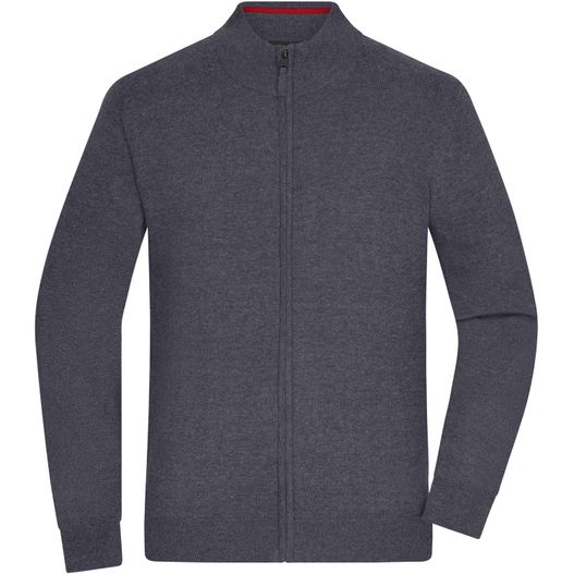 Men's Zip Cardigan - Klassische Strickjacke mit Reißverschluss (Bild 1)