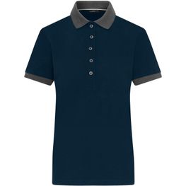 Ladies' Polo - Klassisches Polo mit kontrastfarbigem Kragen und Armbündchen in Piqué-Qualität