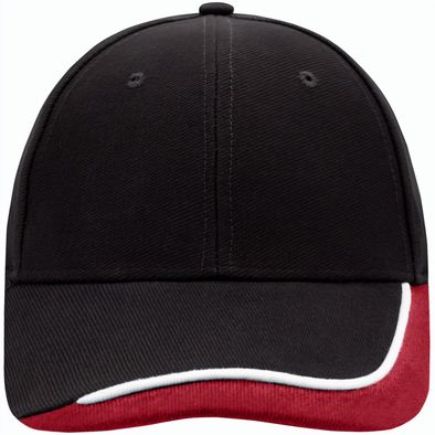 Produktabbildung Half-Pipe Sandwich Cap - 6 Panel Cap mit extravaganter, dreifarbiger Sandwich-Lösung Half-Pipe Sandwich Cap - 6 Panel Cap mit extravaganter, dreifarbiger Sandwich-Lösung