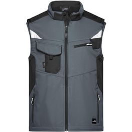Workwear Softshell Vest - STRONG - - Professionelle Softshellweste mit hochwertiger Ausstattung