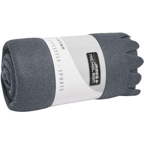 Fleece Blanket - Fleecedecke mit abgerundeten Fransen