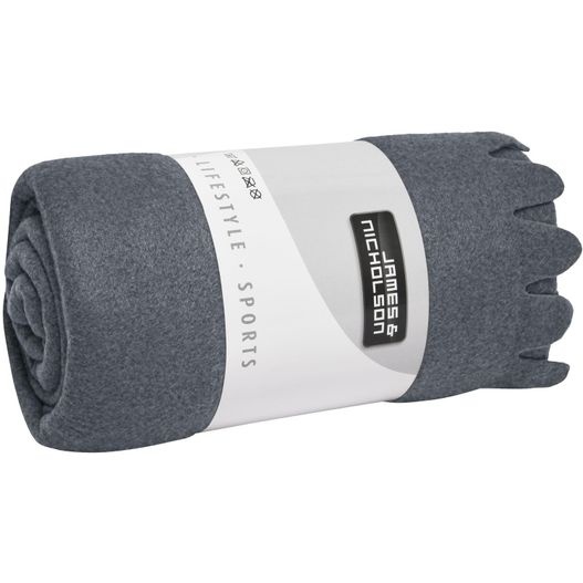 Fleece Blanket - Fleecedecke mit abgerundeten Fransen (Bild 1)