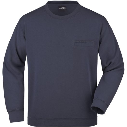 Men's Round Sweat Pocket - Klassisches Sweatshirt mit Brusttasche (Bild 1)