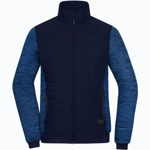 Ladies' Padded Hybrid Jacket - Wattierte Jacke mit Stehkragen im attraktiven Materialmix (Bild 1)