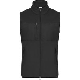 Men's Fleece Vest - Fleeceweste im Materialmix
