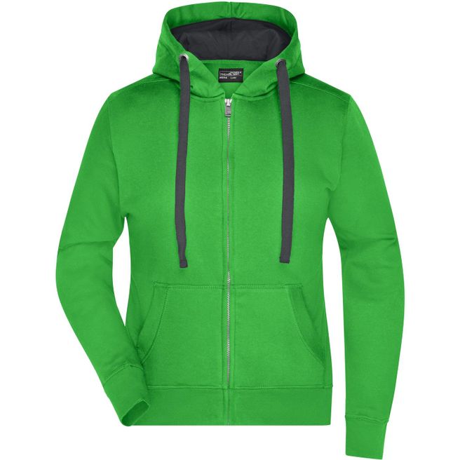Ladies' Hooded Jacket - Premium Sweatjacke mit Bionic®-Finish