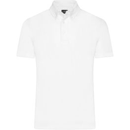 Men's Plain Polo - Polo mit Button-Down Kragen