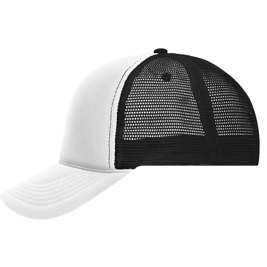 5 Panel Retro Mesh Cap - 5 Panel Cap mit retrogetreuer Zierkordel über dem Schild (Bild 1)