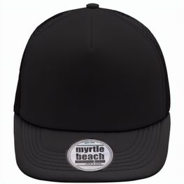 Produktabbildung 5 Panel Flat Peak Cap - 5 Panel Mesh Cap mit flachem Schild 5 Panel Flat Peak Cap - 5 Panel Mesh Cap mit flachem Schild