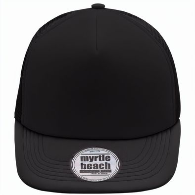 5 Panel Flat Peak Cap - 5 Panel Mesh Cap mit flachem Schild