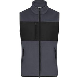 Men's Fleece Vest - Fleeceweste im Materialmix