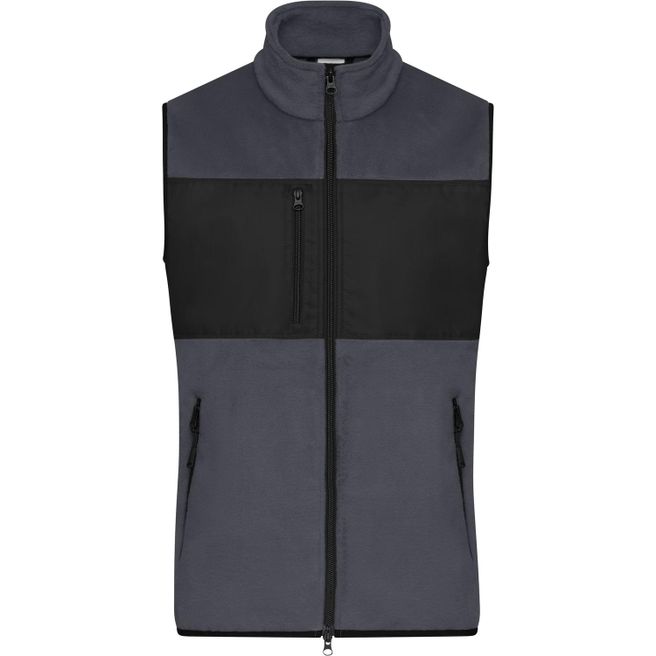 Produktabbildung Men's Fleece Vest - Fleeceweste im Materialmix Men's Fleece Vest - Fleeceweste im Materialmix