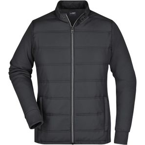 Ladies' Hybrid Sweat Jacket - Modische Sweatjacke in attraktivem Materialmix