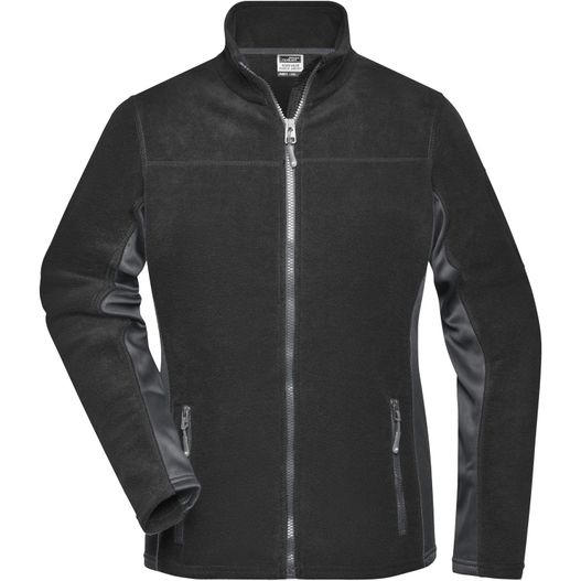 Ladies' Workwear Fleece Jacket - STRONG - - Strapazierfähige Fleecejacke im Materialmix (Bild 1)
